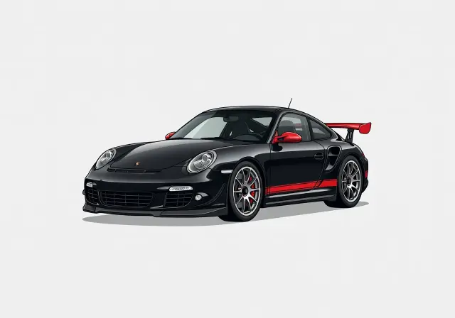 2011 Porsche 911 Champion Motorsport Turbo S RSR Coupe