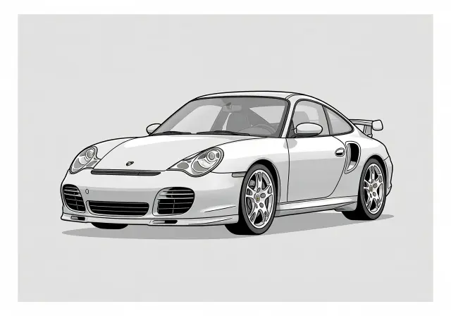 2002 Porsche 911 GT2 Coupe