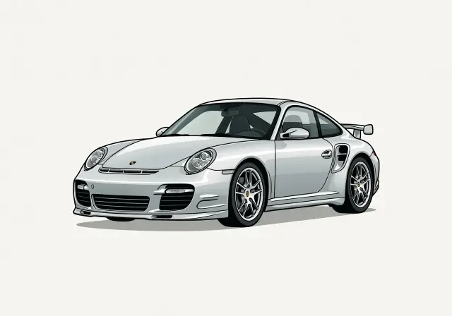 2008 Porsche 911 GT2 Coupe