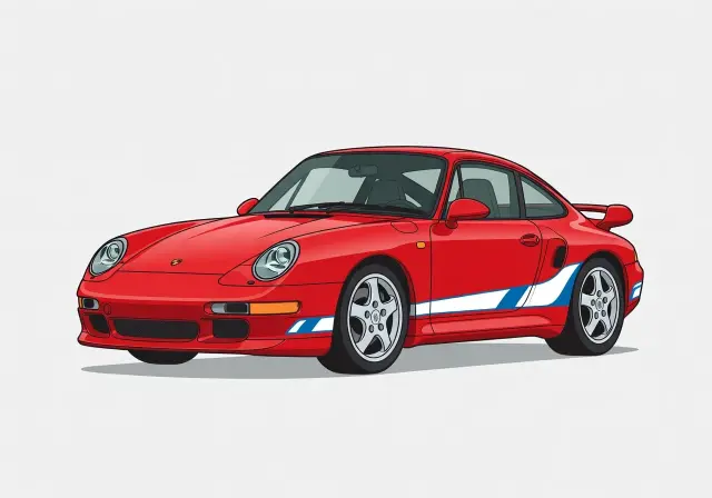 1995 Porsche 911 GT2 Coupe (Race Car)