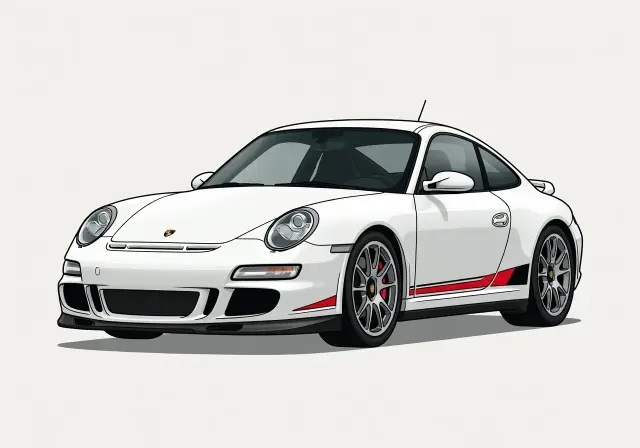 2007 Porsche 911 GT3 Cup Coupe (Race Car)