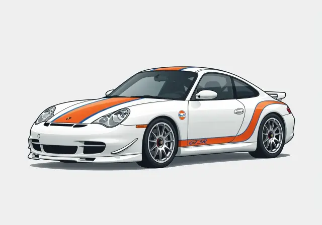 2000 Porsche 911 GT3R Coupe (Race Car)