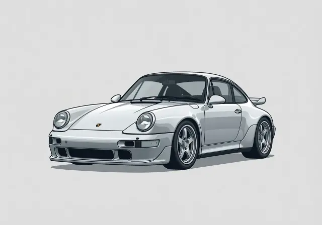1994 Porsche 911 RSR 3.8 Coupe