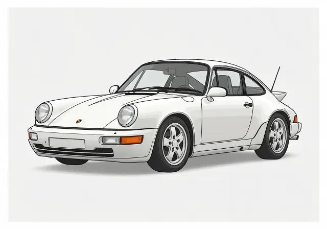 1990 Porsche 911 Singer Vehicle Design Coupe