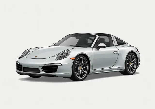 2014 Porsche 911 Targa 4S Coupe