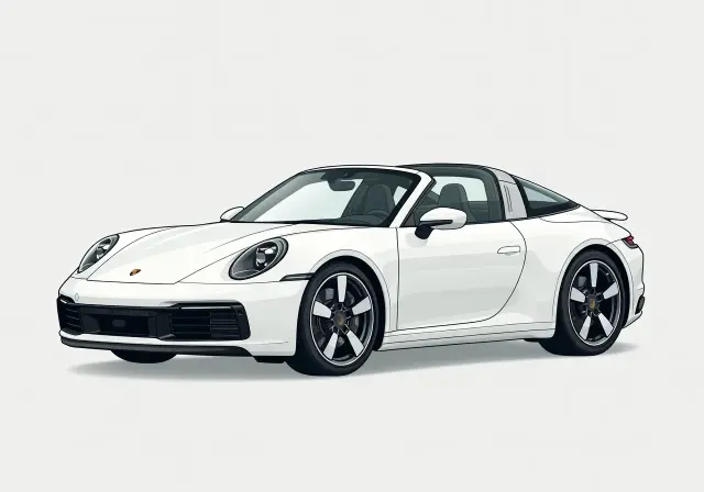 2021 Porsche 911 Targa 4S Coupe