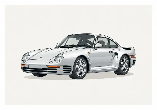 1987 Porsche 959 Deluxe Coupe