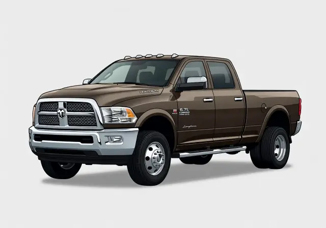 2013 Ram 3500 Heavy Duty Laramie Longhorn 6.7L Mega Cab DRW (6.4 ft. Bed)