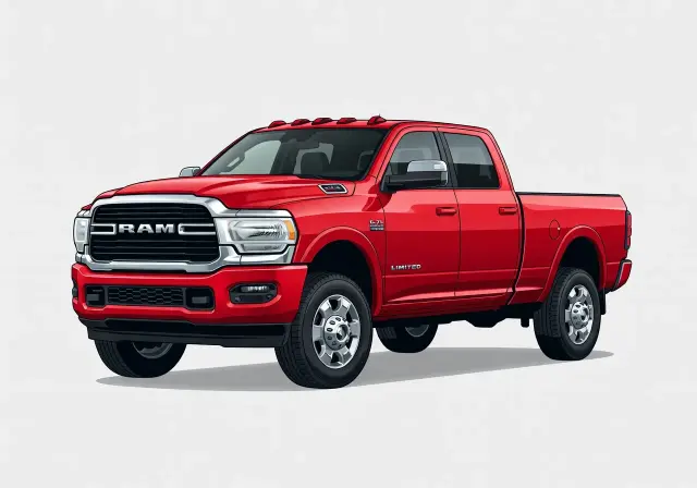 2019 Ram 3500 Heavy Duty Limited 6.7L Mega Cab DRW (6'4" Bed)