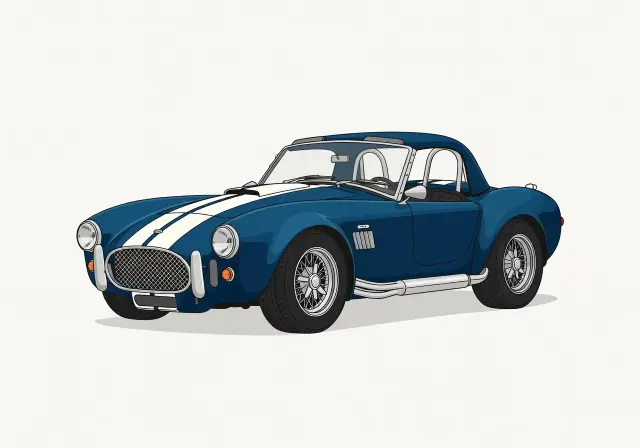 1965 Shelby AC Cobra 289 Roadster Hardtop