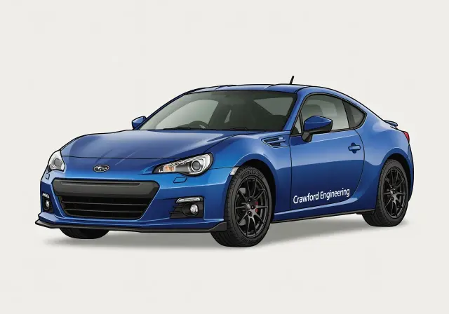 2014 Subaru BRZ Crawford Engineering