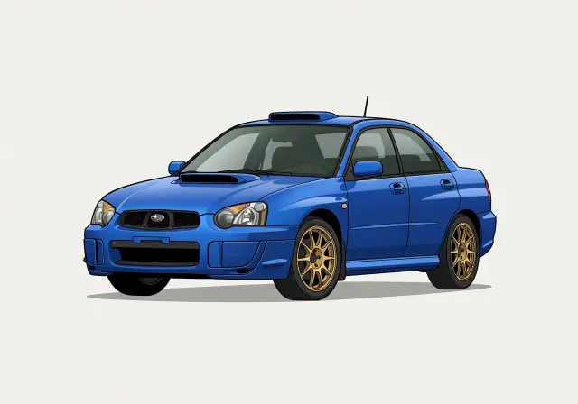 2003 Subaru Impreza WRX Prodrive Sedan