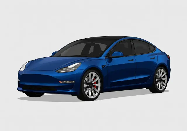 2018 Tesla Model 3 Dual Motor Performance Sedan