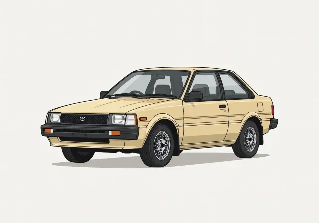 1982 Toyota Corolla SR-5 3-door Hatchback Coupe