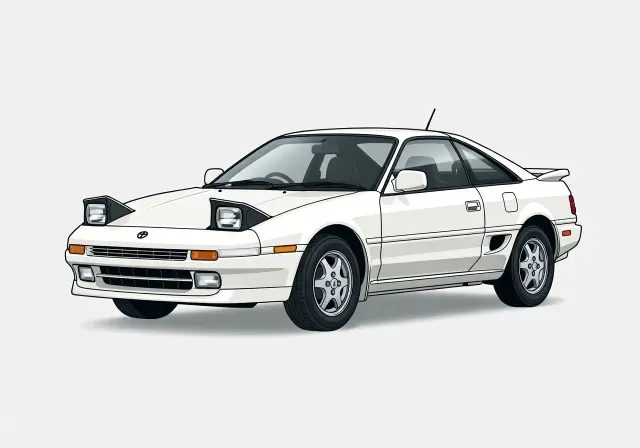 1985 Toyota MR2 Coupe