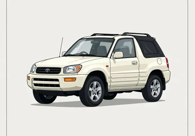 1998 Toyota RAV4 SUV w/Soft Top 2-door