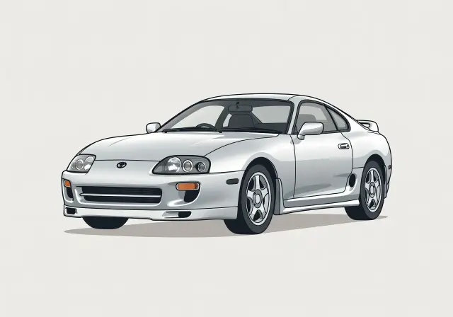 1993 Toyota Supra Turbo Coupe (2F2F Film)