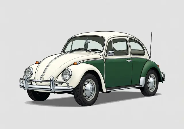 1962 Volkswagen Beetle 1200 Coupe