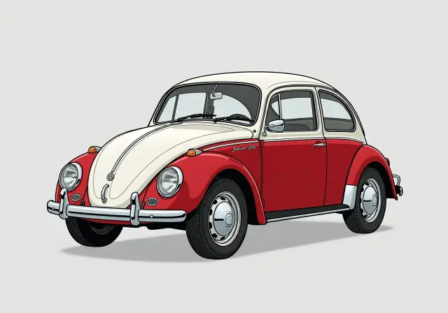 1957 Volkswagen Beetle Judson 1200 Coupe