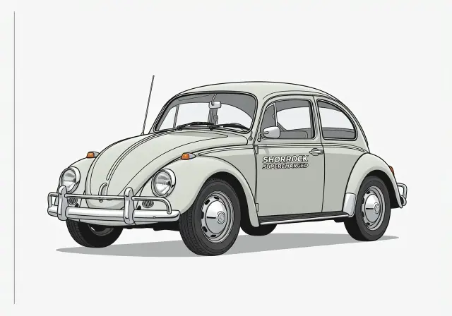 1964 Volkswagen Beetle Shorrock Supercharged 1200 Coupe