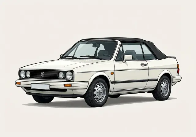 1989 Volkswagen Cabriolet Convertible
