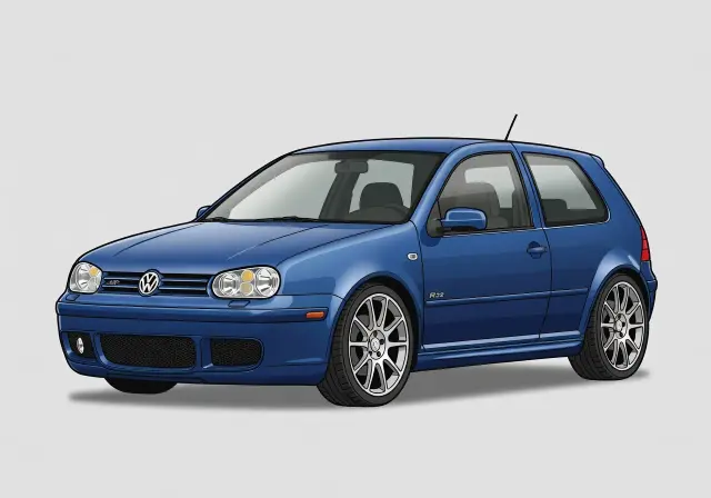 2004 Volkswagen Golf R32 3-door Hatchback
