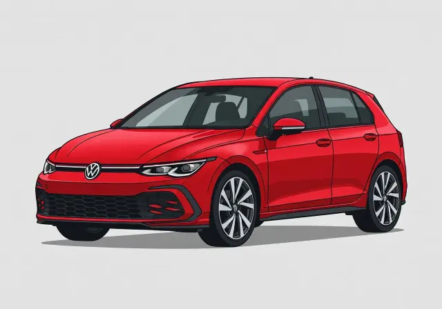 2022 Volkswagen GTI 5-door Hatchback (Euro Spec)