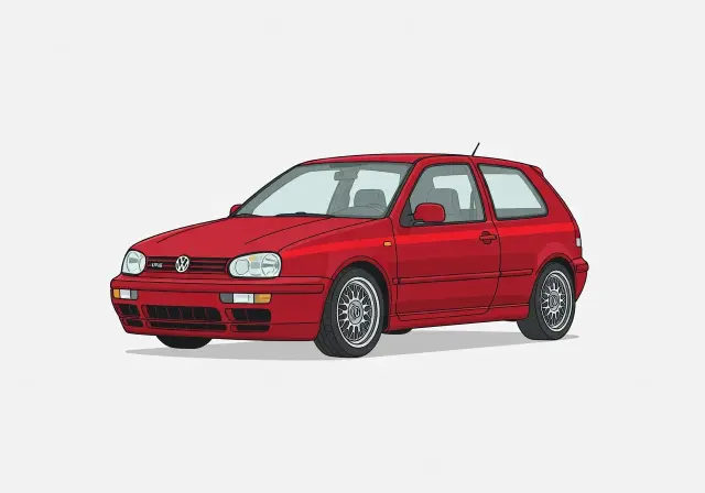 1995 Volkswagen GTI VR6 3-door Hatchback