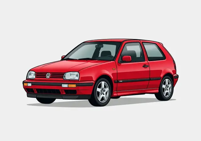 1996 Volkswagen GTI VR6 3-door Hatchback