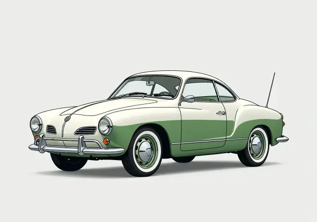 1956 Volkswagen Karmann Ghia 1200 Coupe