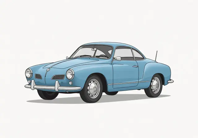1962 Volkswagen Karmann Ghia 1200 Coupe