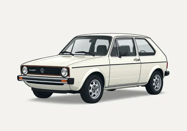1980 Volkswagen Rabbit 3-door Hatchback