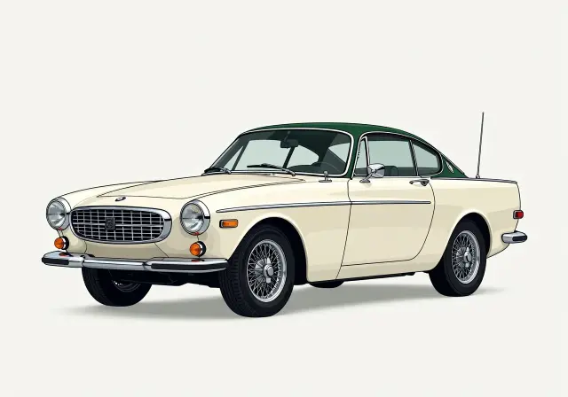 1970 Volvo 1800E Coupe (Euro Spec)