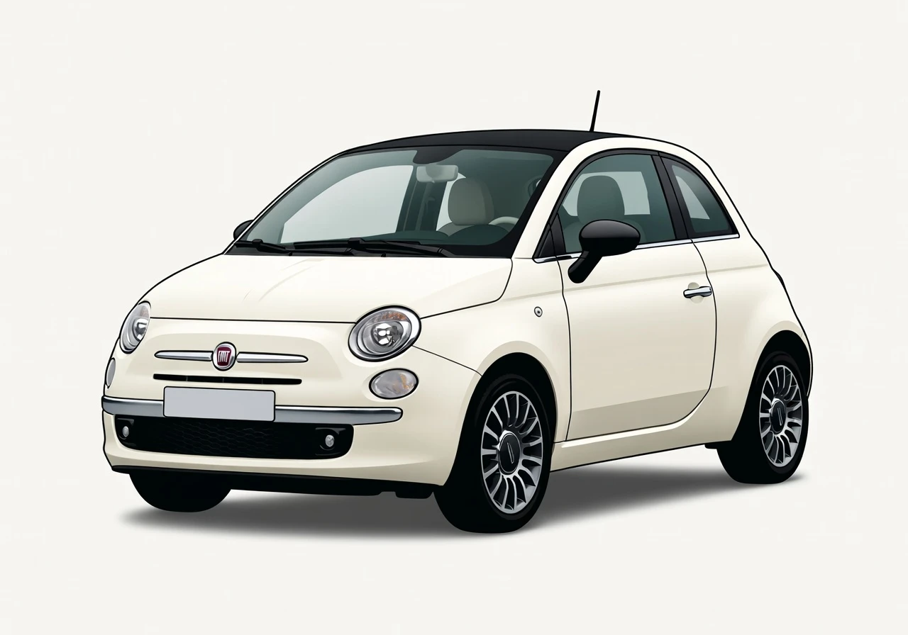 2012 Fiat 500 Lounge Hatchback