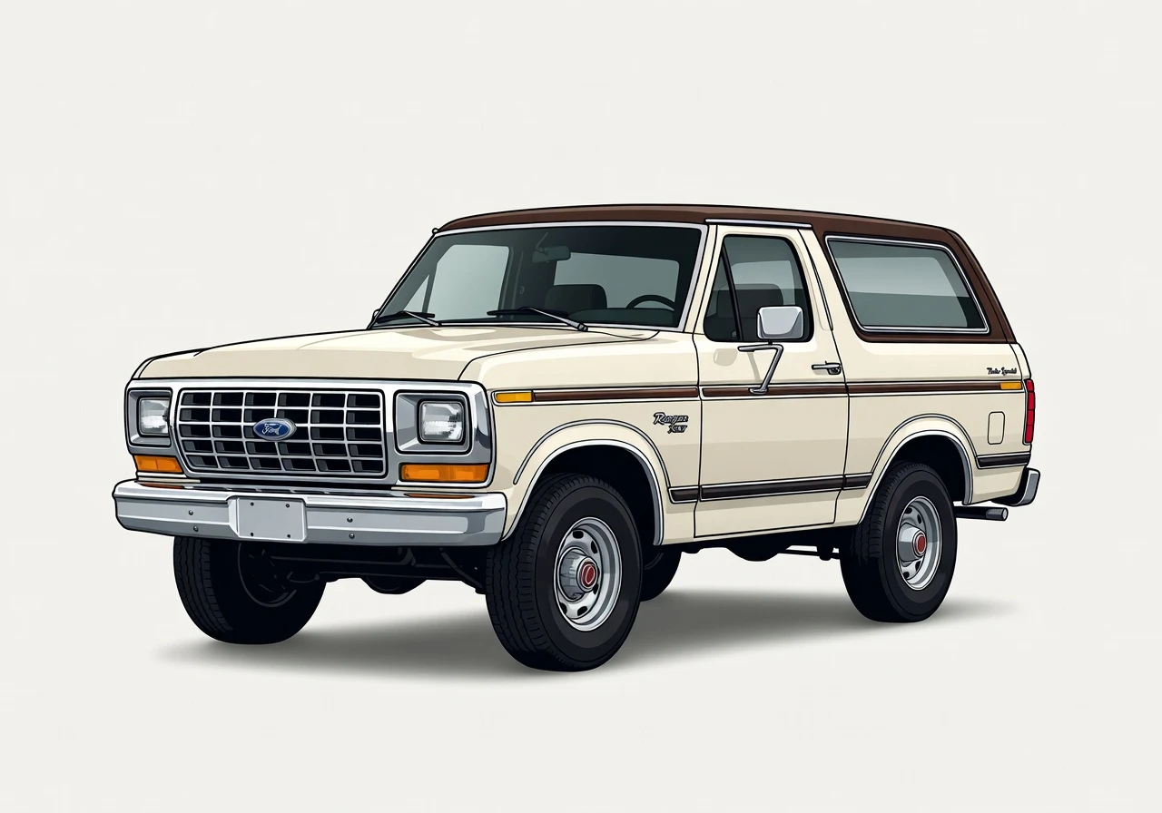 1980 Ford Bronco Ranger XLT Trailer Special 2-door