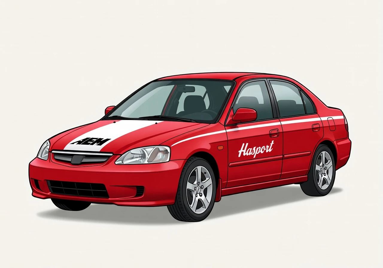 2001 Honda Civic AEM/Hasport EX Type-S Sedan