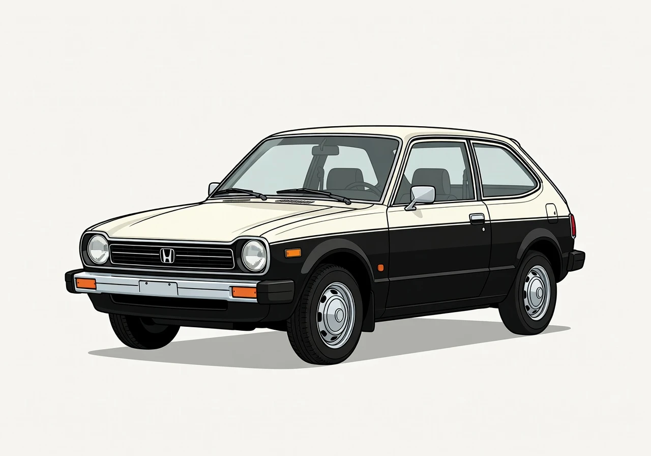 1975 Honda Civic CVCC 3-door Hatchback