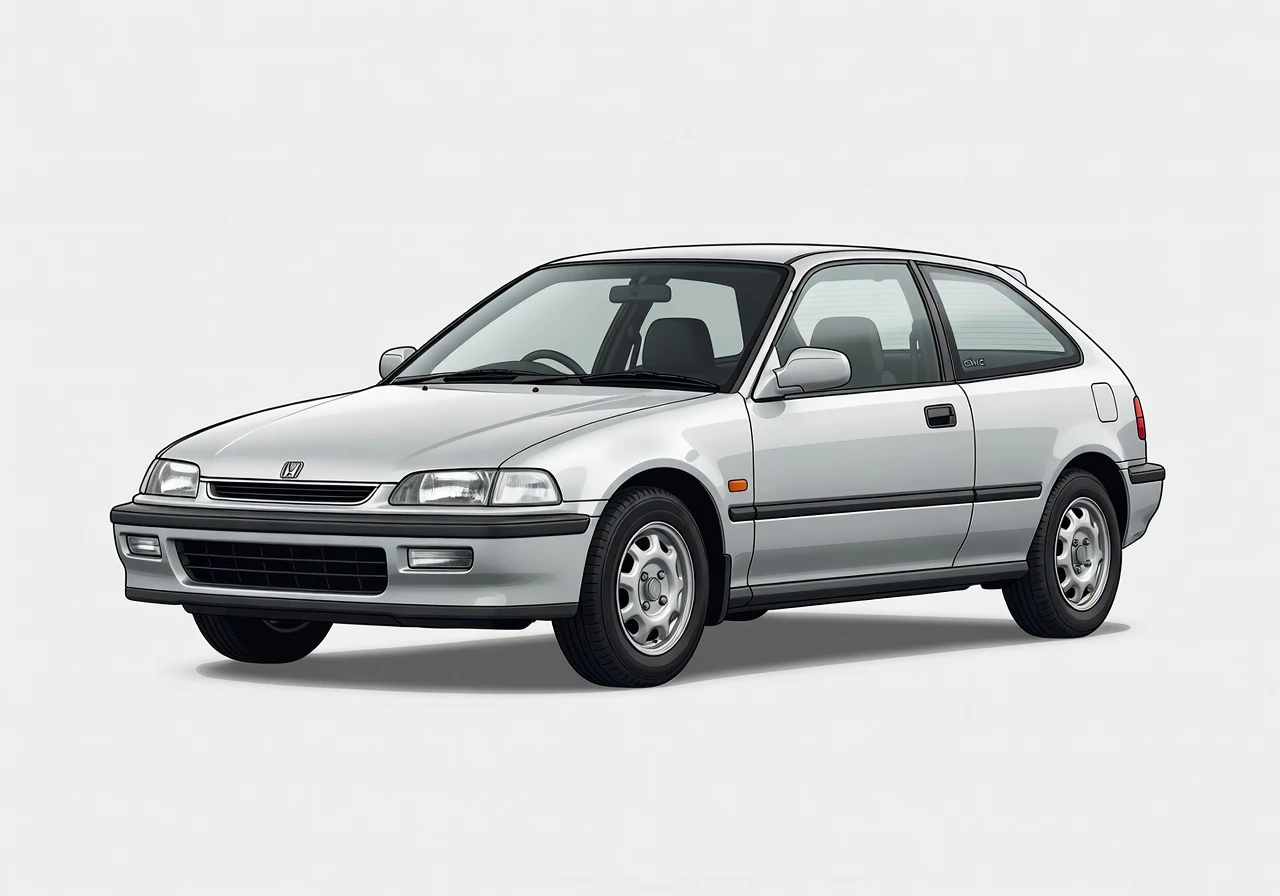 1992 Honda Civic CX 3-door Hatchback