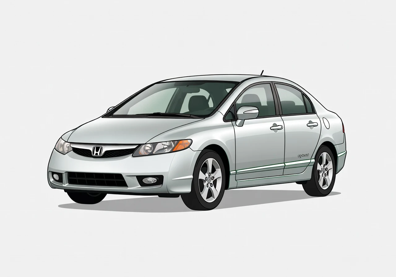 2006 Honda Civic Hybrid Sedan (Part Charge)