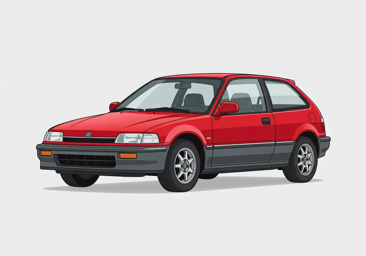 1986 Honda Civic Si 3-door Hatchback 