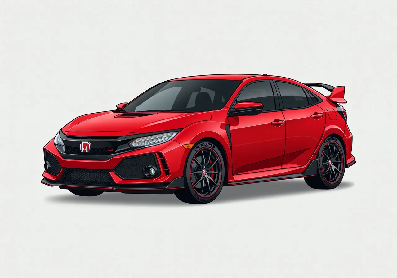 2018 Honda Civic Type R Touring 5-door Hatchback (Michelin Pilot Sport 4S)