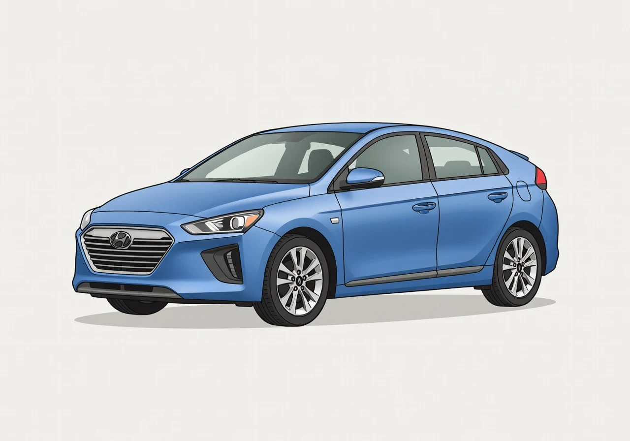 2019 Hyundai Ioniq Hybrid Blue Hatchback
